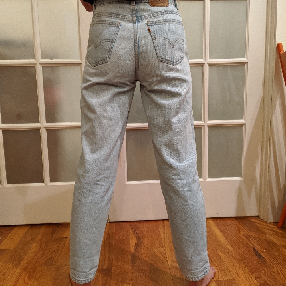 Rare Vintage Patchwork Levi's Orange Tab - image 2